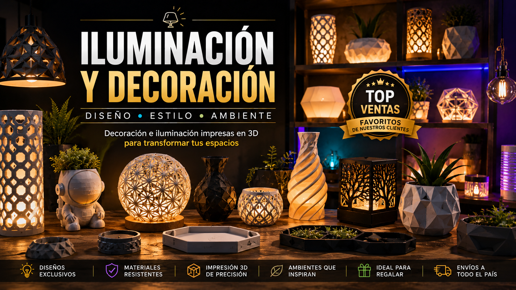 Iluminación y Decoración