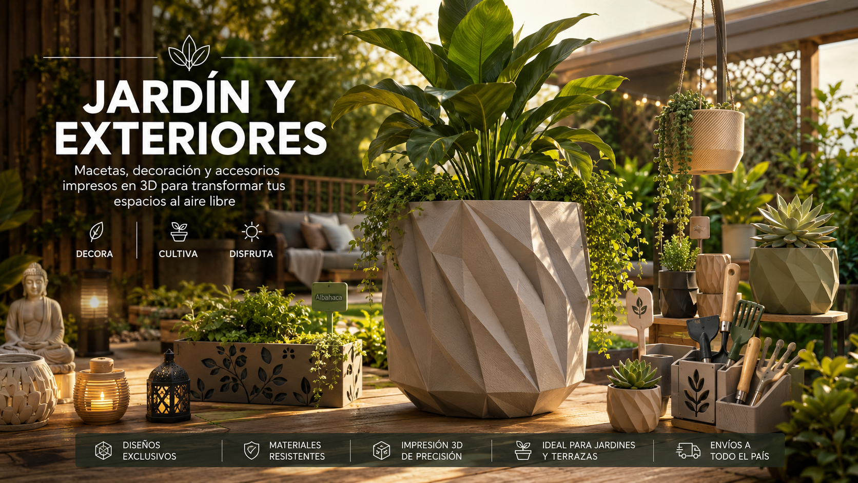 Jardín y Exteriores