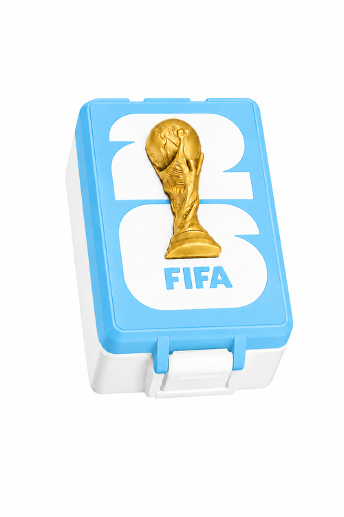 Caja Estuche Organizador Estampas Fifa 2026 Panini Album